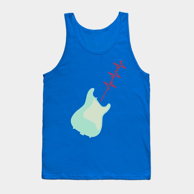 Guitar Is Life Tank Top by WaltTheAdobeGuy